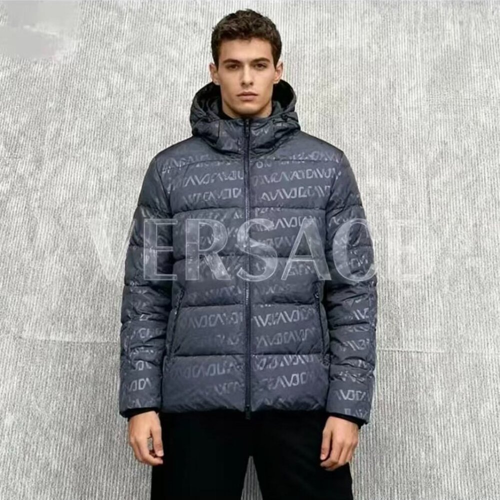 Versace Jeans Couture Hooded Padded Jacket